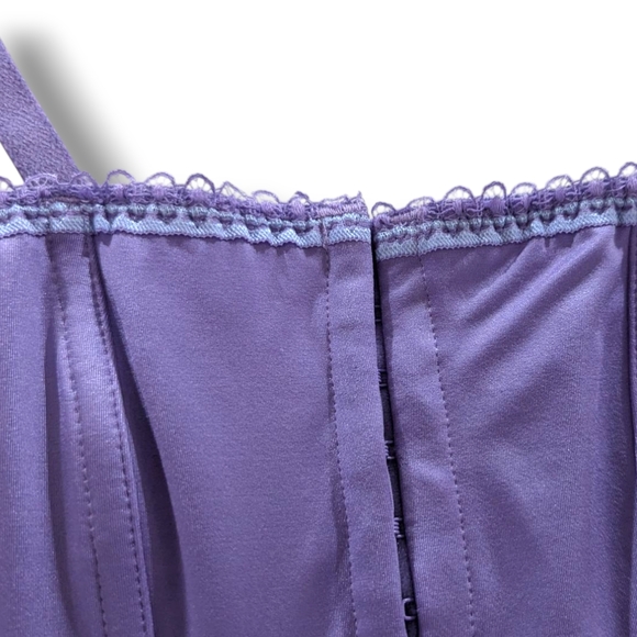 NWT Auden Purple Corset Bra, Sz L - Picture 8 of 9